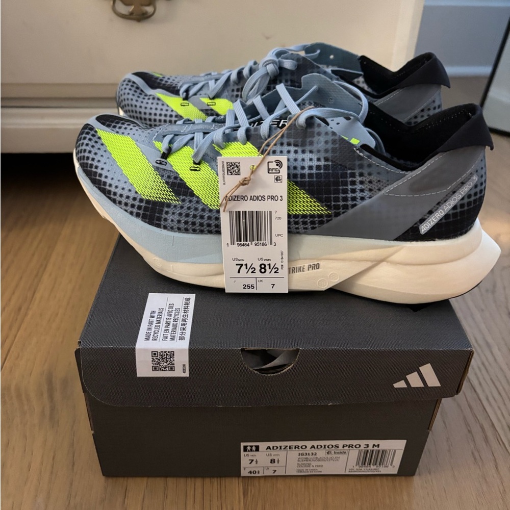Adidas adios pro 3 M Shoes - Neon green and Gray